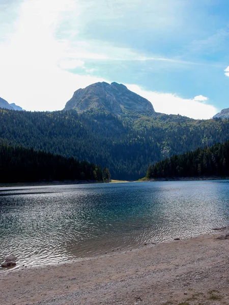 Beautiful Landscape Glacial Lake Mountains Black Lake Crno Jezero Durmitor — ストック写真