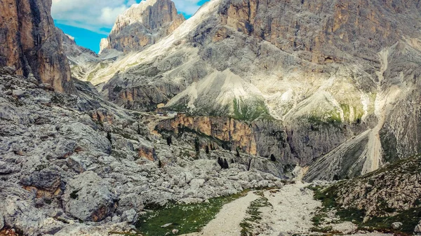 Rocky Mountains Dolomites Catinaccio Mountain Group Italy Ferrata Summer Italy — ストック写真