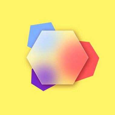 Glasmorfizm biçiminde vektör arkaplanı