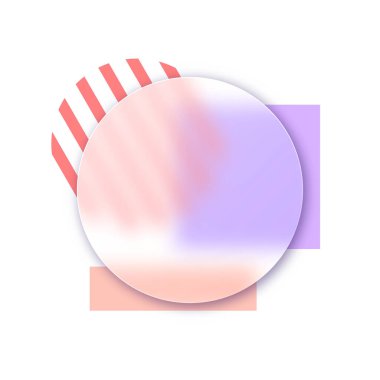 Glasmorfizm biçiminde vektör arkaplanı