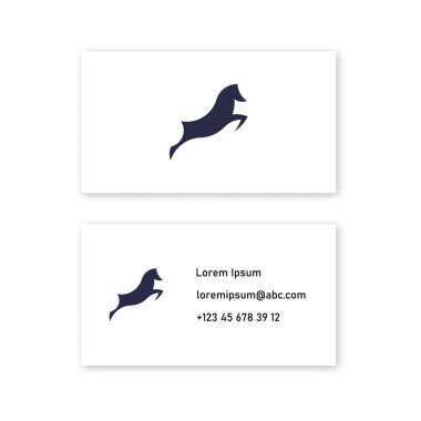 Vektör kartvizitinin gradyan şekli. Düzenlenebilir renk