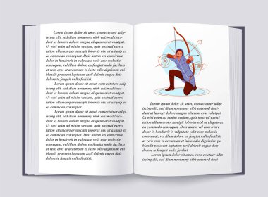 Grafik biçiminde vektör illüstrasyonu. Dijital sanat