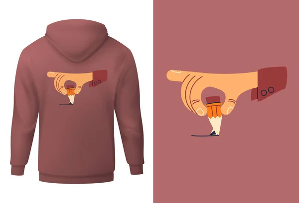 Grafik biçiminde vektör illüstrasyonu. Dijital sanat