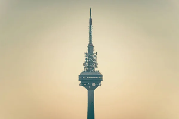 Ansichten Des Telekommunikationsgebäudes Von Torre Espaa Und Televisin Espaola Pirul — Stockfoto