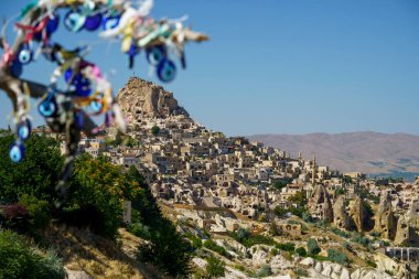 Kapadokya, Türkiye 'deki Güvercin Vadisi manzaraları