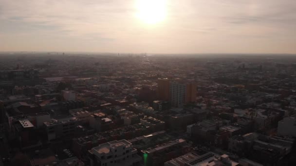 Flygfoto över Philadelphia stad 2021 — Stockvideo