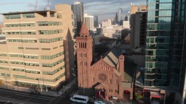 Gökyüzü görüntüsü. Philadelphia Piskoposluk Katedrali