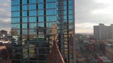 Gökyüzü görüntüsü. Philadelphia Piskoposluk Katedrali