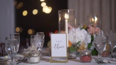 Düğün için. Fine Dinining Restaurant - Şık Masa Ayarları