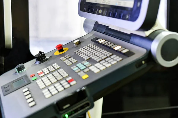 Included Control Panel Cnc Machine Connected Machine — Stock Photo, Image
