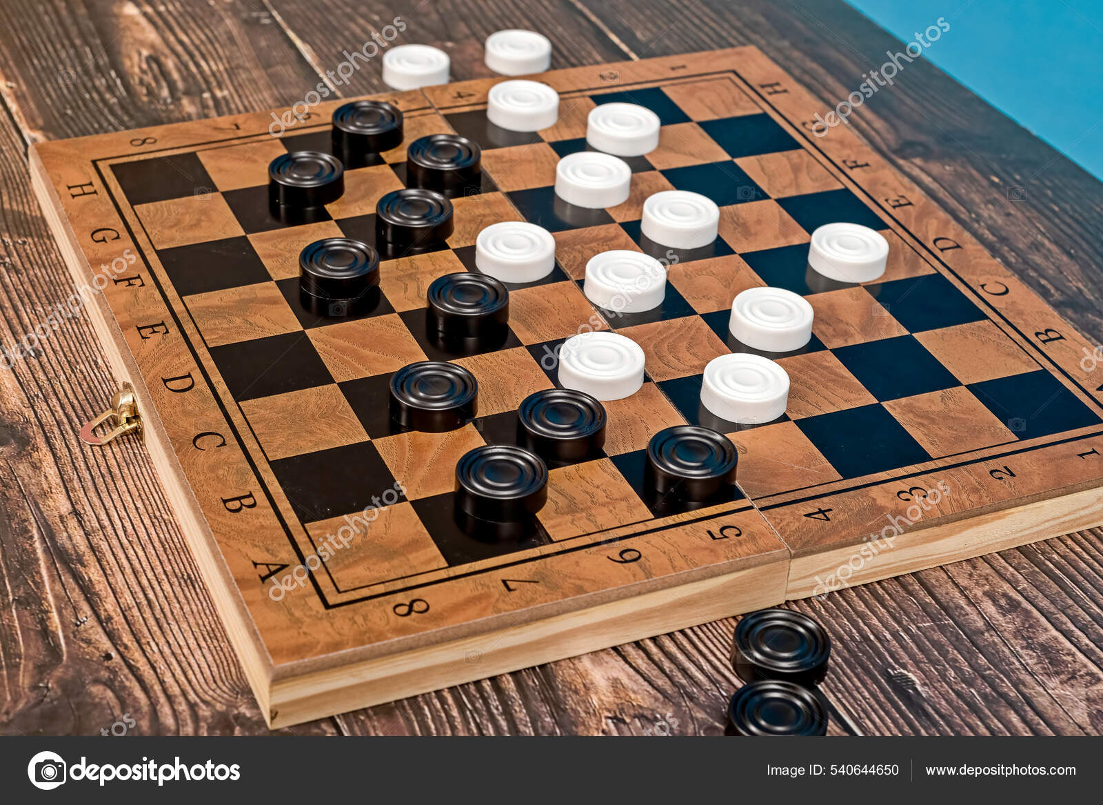 Players Got Stumped Game Checkers Now None Them Have Move Stock Photo by ©TetianaDov 540644650