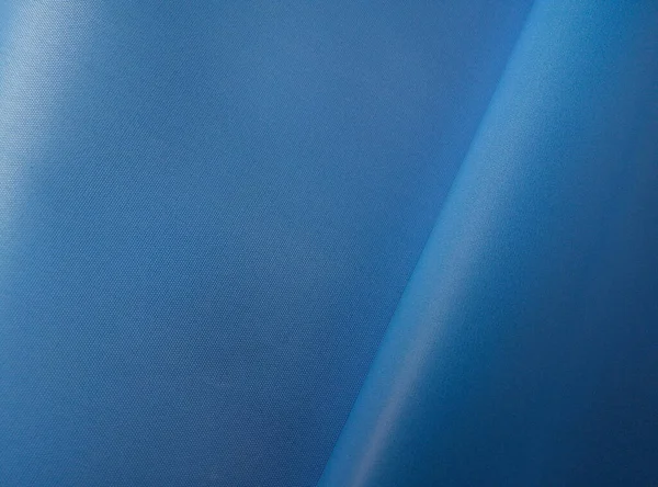 Texture Tissu Bleu Foncé Brillant Avec Des Fibres Grossières Tissé — Photo