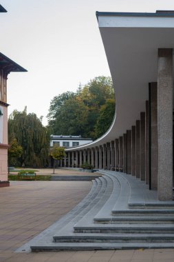 Çek Cumhuriyeti, Luhacovice 'de kaplıca sütunları