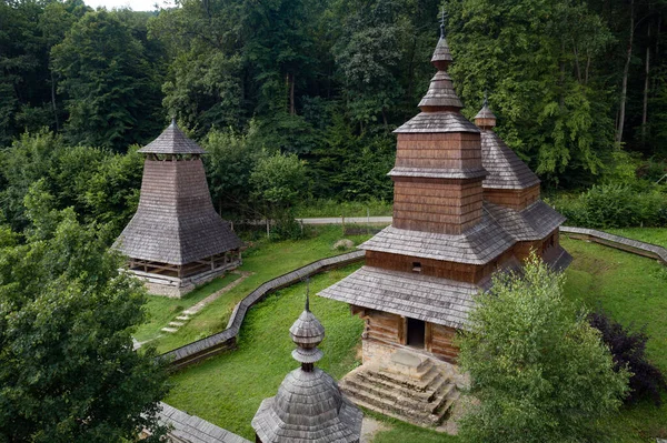 Slovakya Nın Bardejov Kentindeki Halk Mimarisi Müzesi Nin Zboj Köyünden — Stok fotoğraf