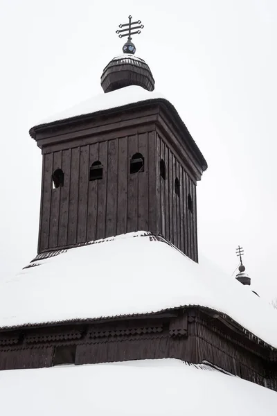 Slovakya Nın Ulicske Krive Kentindeki Aziz Michael Katolik Ahşap Kilisesi — Stok fotoğraf