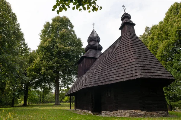 Greek Catholic Wooden Church Relics Nicholas Village Ruska Bystra Slovakia — Stock Photo, Image