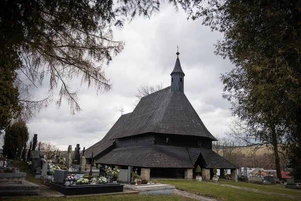 Wooden articular church of All Saints from the mid-15th century, Tvrdosin, Slovakia. UNESCO world heritage site