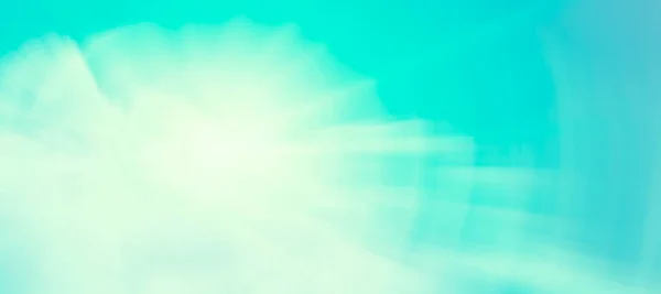 Weicher Azurblauer Abstrakter Hintergrund Mit Farbverlauf Und Sonnenstrahlen — Stockfoto