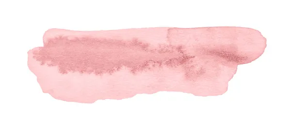 Pastelowa Różowa Plama Akwarelowa Abstrakcyjne Tło Projektowania — Zdjęcie stockowe