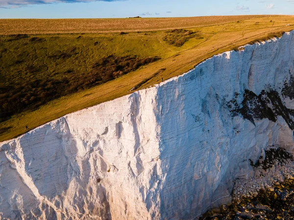 Dover 'ın Beyaz Kayalıkları. Seven Sisters Ulusal Parkı, Doğu Sussex, İngiltere Güney Sahili.