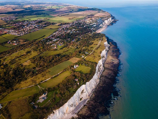 Dover 'ın Beyaz Kayalıkları. Seven Sisters Ulusal Parkı, Doğu Sussex, İngiltere Güney Sahili.
