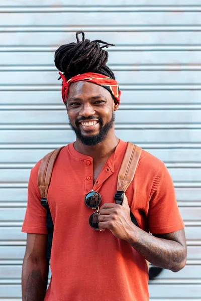 Cool Young African Boy Portrait — Stok Foto