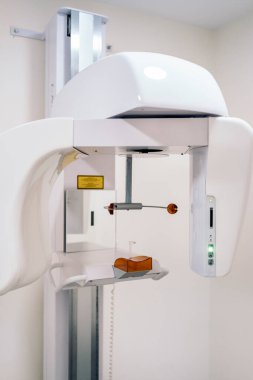 Modern x- ray machine used in dental clinic.