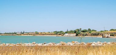 Chipiona, Cadiz, Endülüs, İspanya 'nın güzel ve sessiz plajları