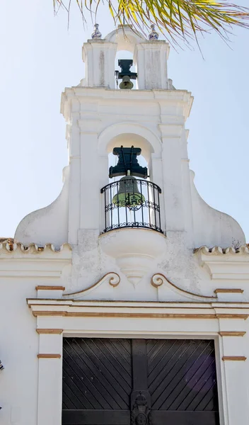 Bell Tower Historic Church Our Lady Chipiona Cadiz Andalusia Spain — Fotografia de Stock