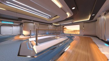 İnceleme tabanının 3B CG yorumlaması