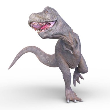 Bir dinozorun 3 boyutlu canlandırması