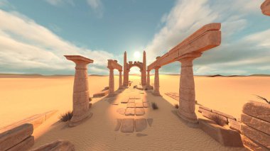 Eski harabelerin 3D yansıması