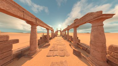 Eski harabelerin 3D yansıması