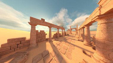 Eski harabelerin 3D yansıması