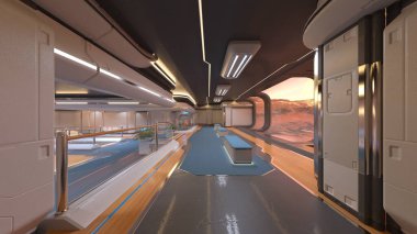 İnceleme tabanının 3B CG yorumlaması