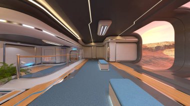 İnceleme tabanının 3B CG yorumlaması