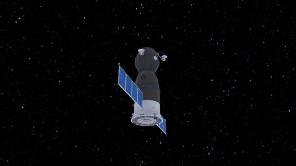 Yapay Uyduların Boyutlu Görüntülenmesi — Stok video
