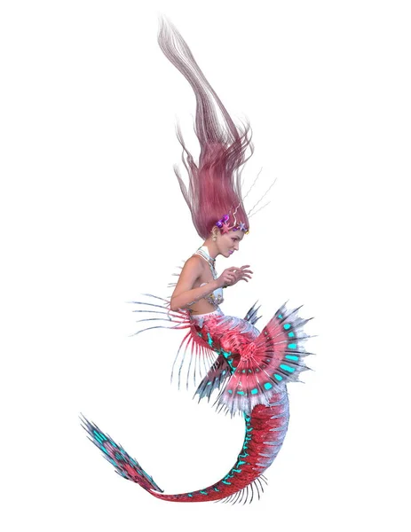 Rendering Mermaid — Stock Photo, Image