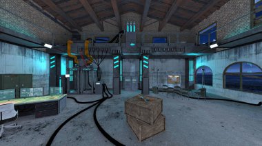 Hangarın 3 boyutlu canlandırması