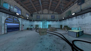 Hangarın 3 boyutlu canlandırması