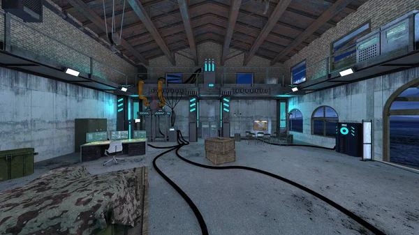 Hangarın 3 boyutlu canlandırması