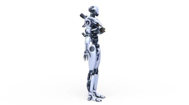 Bir robotun 3D canlandırması