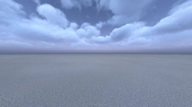 Çölün 3 boyutlu canlandırması