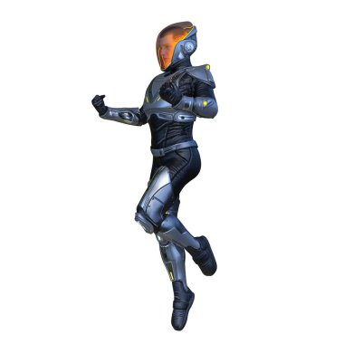 Bir siber adamın 3 boyutlu canlandırması