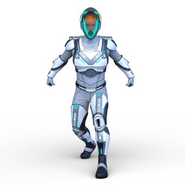 Bir siber adamın 3 boyutlu canlandırması