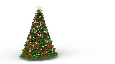 Bir Noel ağacının 3D canlandırması