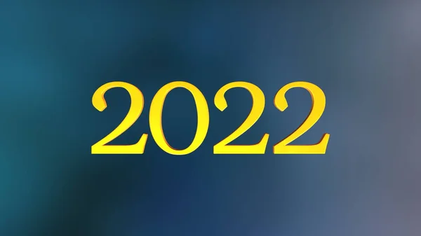 2022年3D渲染 — 图库照片