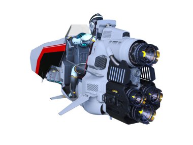 Bir uzay gemisinin 3D görüntülemesi