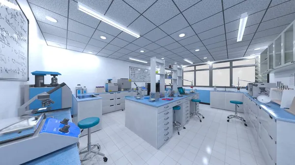 Renderowanie Laboratorium — Zdjęcie stockowe