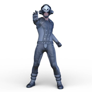 Bir siber adamın 3 boyutlu canlandırması